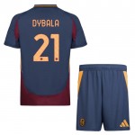 Günstige Fußballtrikots AS Roma Dybala 21 Kinder 3rd trikot 2024-25 Kurzarm